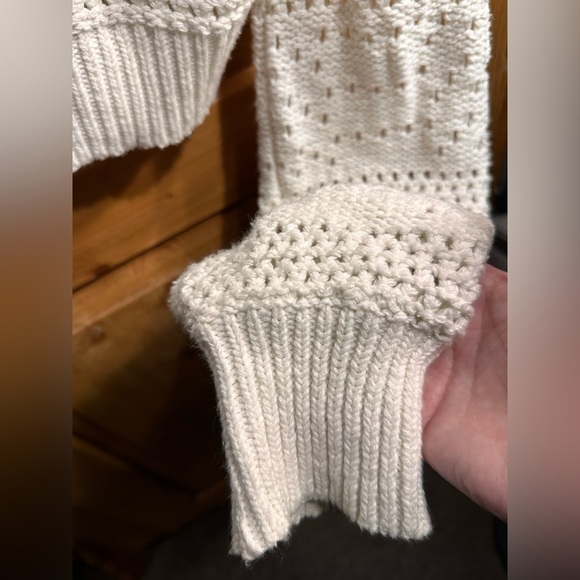 Fashion Nova Loose Knit Cardigan Cropped Size Med Academia Fairycore Classic - Picture 7 of 12